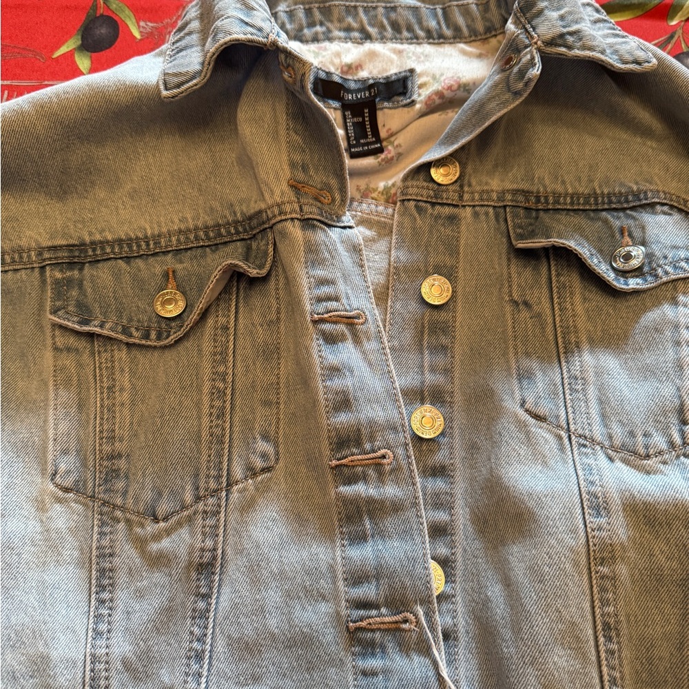 Forever 21 Light Blue Denim Jacket